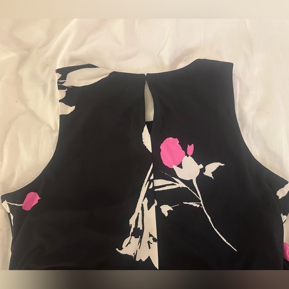 Ralph Lauren Black and Pink Sleeveless Sundress for Weddings - Picture 6 of 8